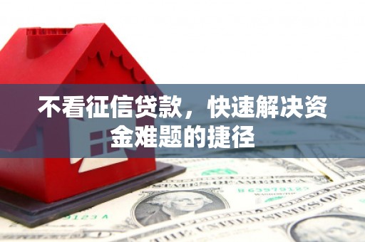 内湖不看征信贷款，快速解决资金难题的捷径