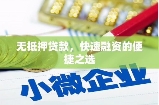 内湖无抵押贷款，快速融资的便捷之选