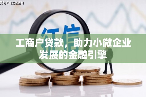 内湖工商户贷款，助力小微企业发展的金融引擎