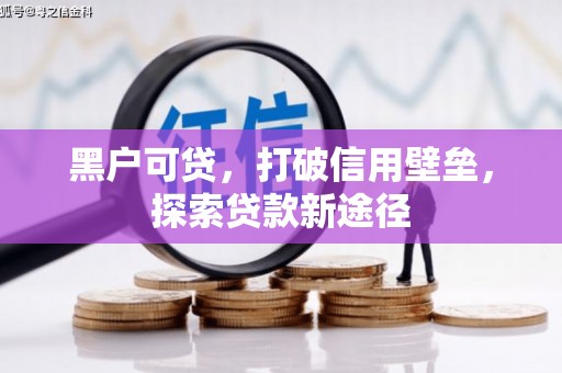 内湖黑户可贷，打破信用壁垒，探索贷款新途径