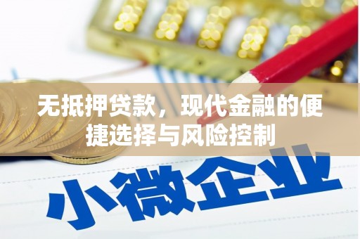 内湖无抵押贷款，现代金融的便捷选择与风险控制