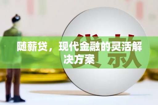 内湖随薪贷，现代金融的灵活解决方案