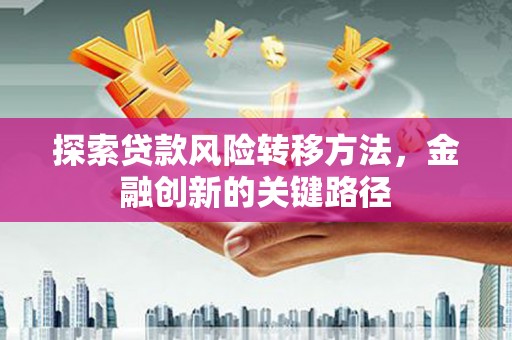 内湖探索贷款风险转移方法，金融创新的关键路径