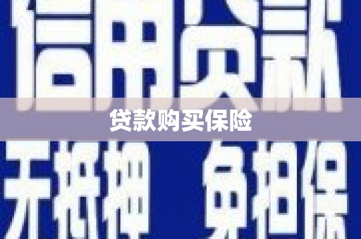 内湖贷款购买保险