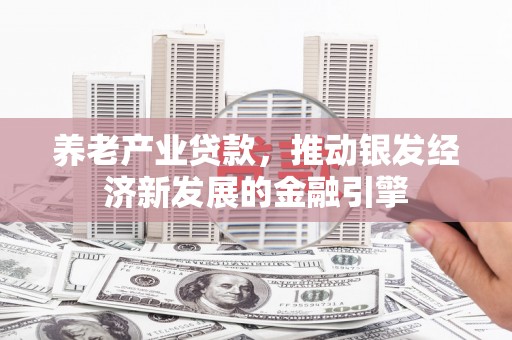 内湖养老产业贷款，推动银发经济新发展的金融引擎