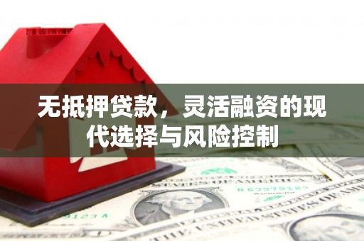 内湖无抵押贷款，灵活融资的现代选择与风险控制