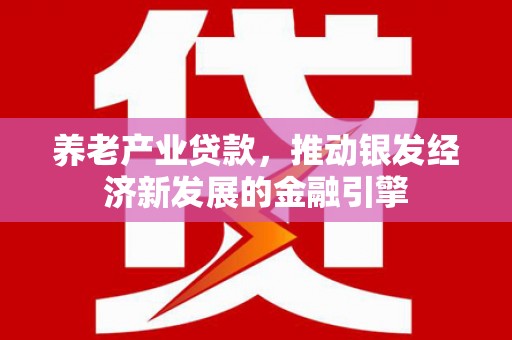 内湖养老产业贷款，推动银发经济新发展的金融引擎