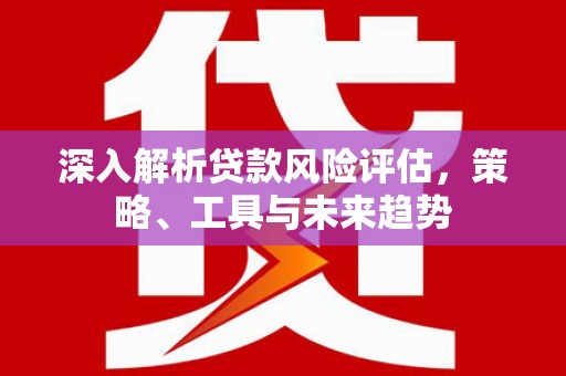 内湖深入解析贷款风险评估，策略、工具与未来趋势