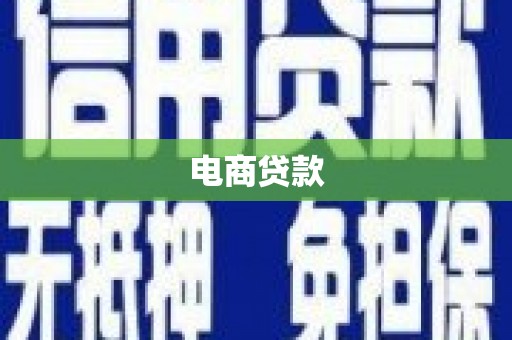 内湖电商贷款