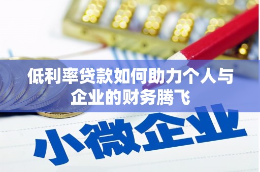 内湖低利率贷款如何助力个人与企业的财务腾飞
