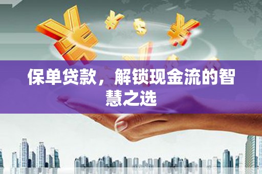 内湖保单贷款，解锁现金流的智慧之选