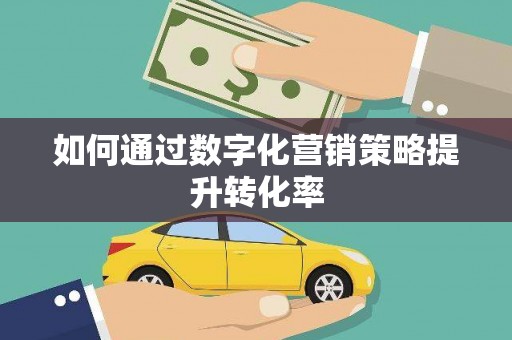 内湖如何通过数字化营销策略提升转化率