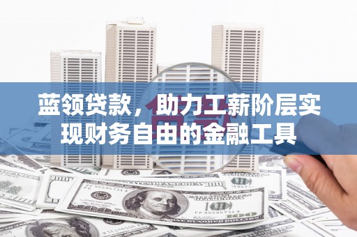 内湖蓝领贷款，助力工薪阶层实现财务自由的金融工具