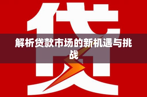 内湖解析贷款市场的新机遇与挑战
